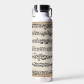 Bouteille D'eau Partition vintage (Avant)