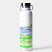 Bouteille D'eau Paruline thermale de 20 oz (Arrière)