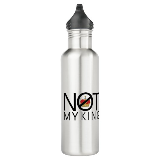 Bouteille D'eau Pas mon roi (Droite)