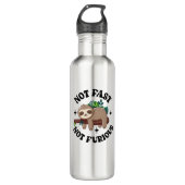 Bouteille D'eau Pas Rapide Pas Furieux Drôle Mignonne Sleepy Sloth (Devant)