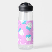 Bouteille D'eau Pastel aux fraises rose (Avant)