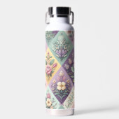 Bouteille D'eau Pastel coloré Jacquard Pâques/Printemps (Avant)