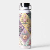 Bouteille D'eau Pastel coloré Jacquard Pâques/Printemps (Arrière)