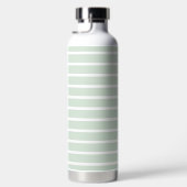 Bouteille D'eau Pastel Green Stripes (Droite)