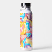 Bouteille D'eau Pastel Plastic Fluid Abstrait (Plage)