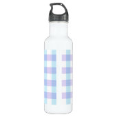 Bouteille D'eau Pastel Purple En vichy Monogramme (Dos)