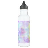 Bouteille D'eau Pastel Rainbow Tie-Dye Watercolor Painting (Droite)