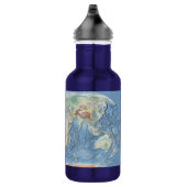 Bouteille D'eau Pastel Relief World Map – Personalized (Droite)
