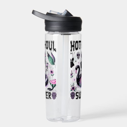 Bouteille D'eau Pastel Retro Goth Mermaid Swan Summer Halloween (Droite)