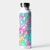 Bouteille D'eau Pastel Spirales Abstrait Imprimer (Gauche)
