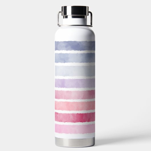 Bouteille D'eau Pastel Stripes (Plage)