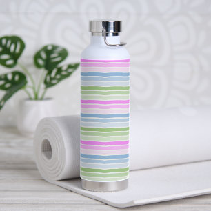 Bouteille D'eau Pastel Stripes