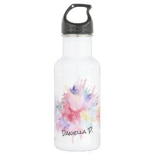 Bouteille D'eau Pastel Watercolor Art Attack Kids Signature