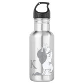 Bouteille D'eau Pastel Wild Thing | Ajouter votre initiale (Devant)