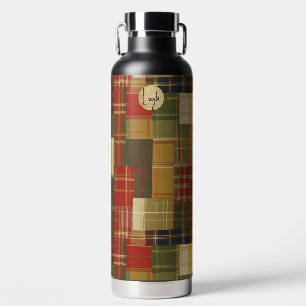 Bouteille D'eau Patches Plaid Thermal