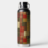 Bouteille D'eau Patches Plaid Thermal (Plage)