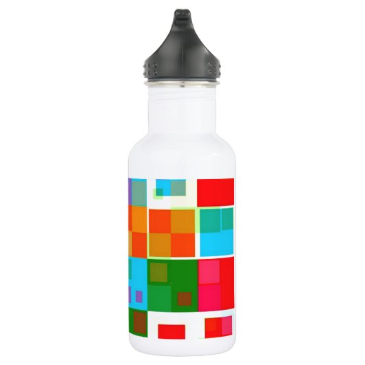 Bouteille D'eau Patchwork De Couleur (Droite)