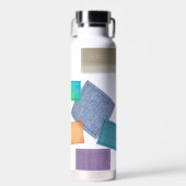 Bouteille D'eau Patchwork de tissu cousu personnalisé (Avant)