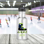 Bouteille D'eau Patins à roulettes Enfants personnalisés<br><div class="desc">Conception personnalisée pour vos petits athlètes et amateurs de sport.</div>