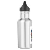 Bouteille D'eau Patriotic Chess Player Vector Graphic Tee (Gauche)