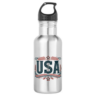Bouteille D'eau Patriotique, États-Unis vintages