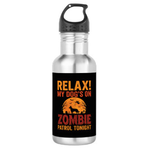 Bouteille D'eau Patrouille de Chien Zombie Halloween