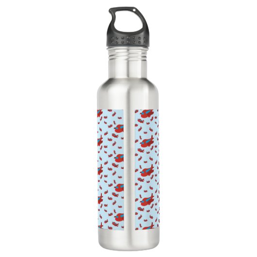 Bouteille D'eau Pattern custom Nom (Dos)