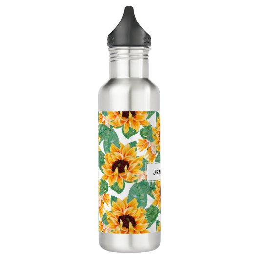 Bouteille D'eau Pattern Yellow & Green (Gauche)