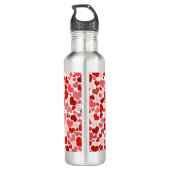 Bouteille D'eau Patterns de Valentine (Dos)