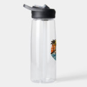 Bouteille D'eau Paul Retro Sunset Name Design (Droite)