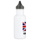 Bouteille D'eau Pavillon britannique Union Jack boisson personnali (Gauche)