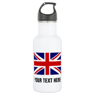 Bouteille D'eau Pavillon britannique Union Jack boisson personnali