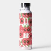 Bouteille D'eau Pavot aquarelle motif floral (Plage)