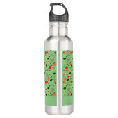 Bouteille D'eau Pavot rouge motif fleur sauvage (Dos)