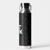 Bouteille D'eau Pawprint maman chat avec poils de chat (Arrière)