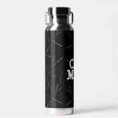 Bouteille D'eau Pawprint maman chat avec poils de chat (Avant)