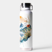 Bouteille D'eau Paysage de montagne (Arrière)