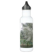 Bouteille D'eau Paysage des arbres blancs et des rivières (Gauche)