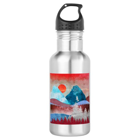Bouteille D'eau Paysage Silver Eagle (Devant)