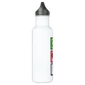 Bouteille D'eau Peace Love Forensics (Gauche)