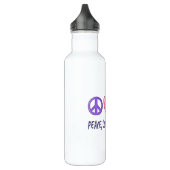 Bouteille D'eau Peace Love Nuring (Gauche)