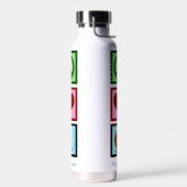 Bouteille D'eau Peace Love Nursing Cute Infirmière personnalisée (Gauche)