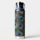 Bouteille D'eau Peacock Feather Eyespot Motif (Arrière)