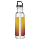 Bouteille D'eau Peacock Ombre Orange (Dos)