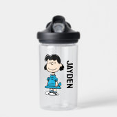 Bouteille D'eau PEANUTS | Lucy | Ajouter Votre Nom (Avant)