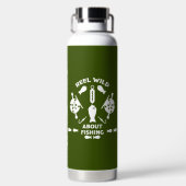 Bouteille D'eau Pêche saumon Canada (Plage)