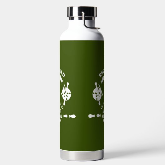 Bouteille D'eau Pêche saumon Canada (Droite)