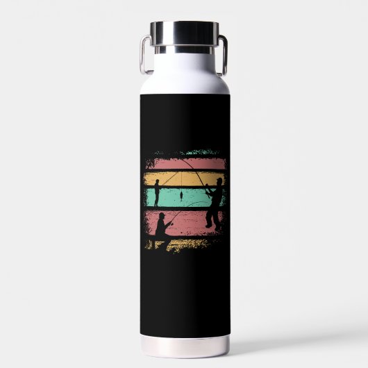 Bouteille D'eau Pêche vintage (Avant)