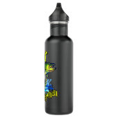 Bouteille D'eau Pêcheur Motif Truite Wisperer Pêche à la mouche (Droite)