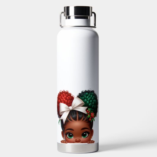 BOUTEILLE D'EAU PEEKING CUEKING AFRICAN AMERICAN FILLE (Plage)